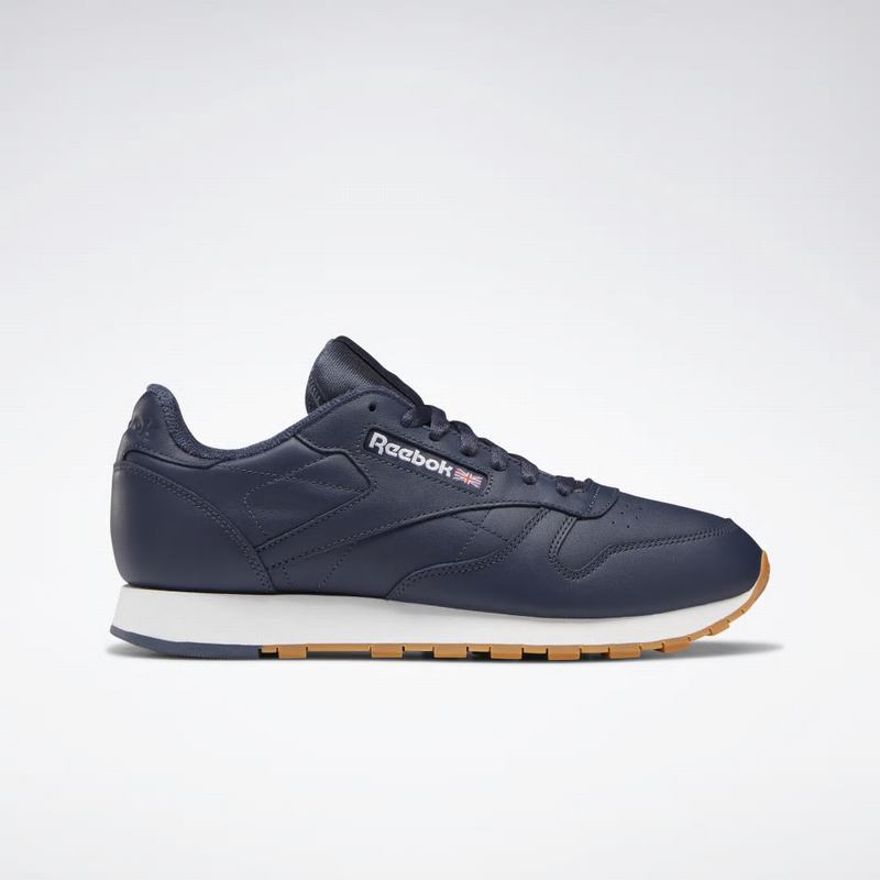 Tenisi Reebok Classic Leather Barbati Albastri Romania LT7367VP